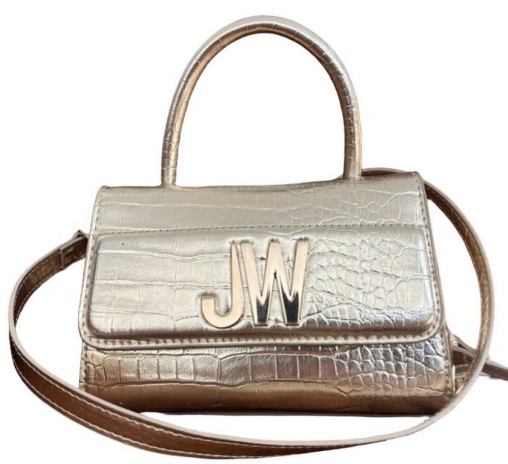 Jason Wu Croc Embossed Metallic Crossbody NWOT